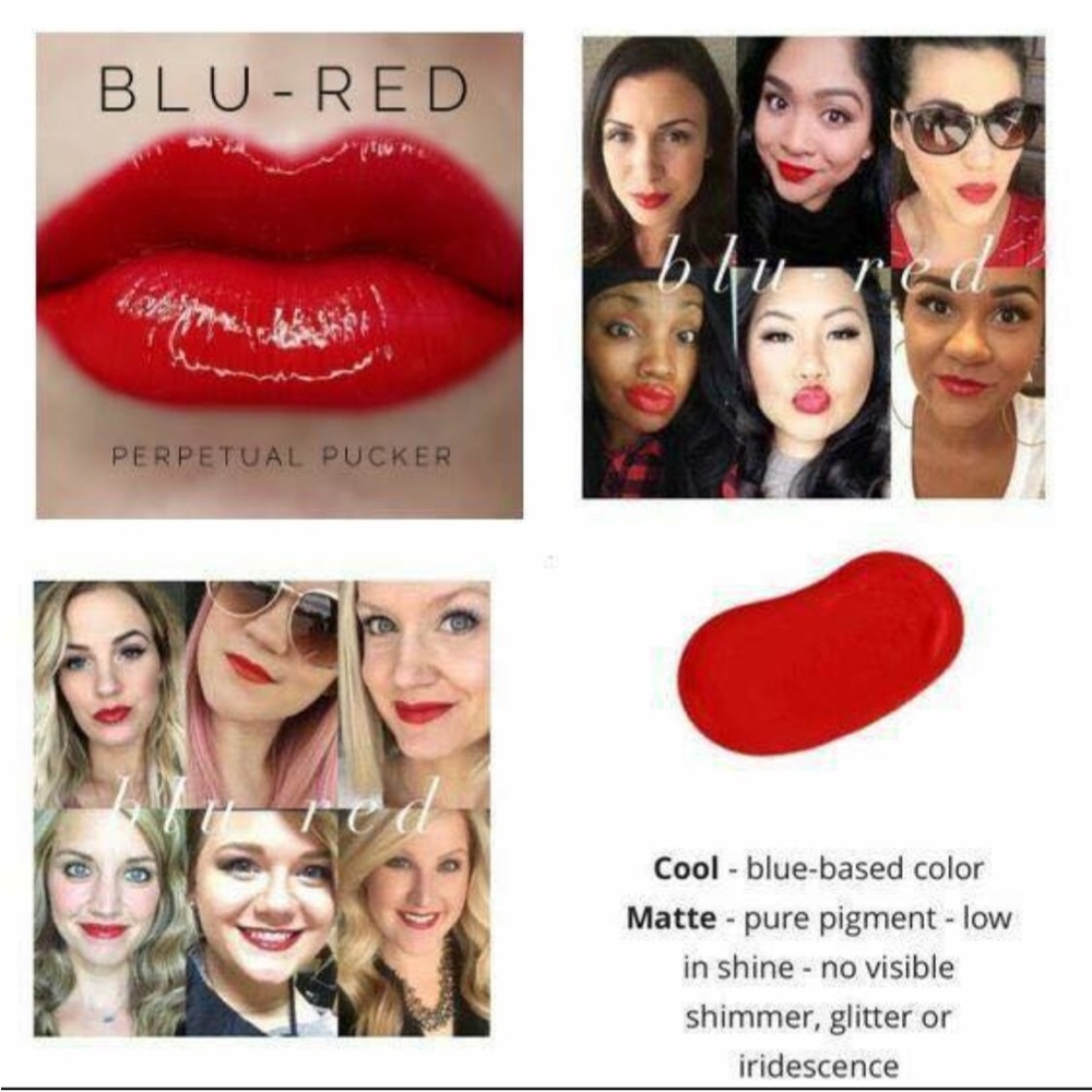 SENEGENCE LIPSENSE BLU-RED 18-HOUR LIP COLOR NEW UNOPENED